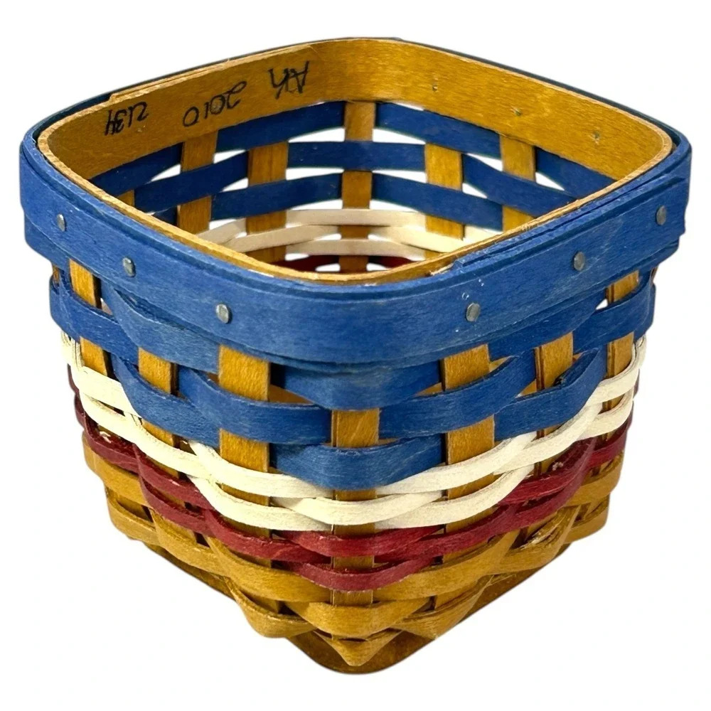 Longaberger American Celebrations SMALL WAVE Basket 2010 USA